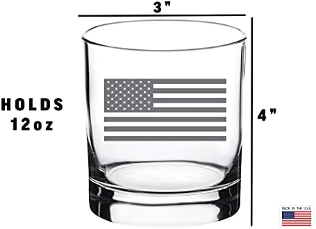 נוכלים נהר טקטי מאופק ארהב דגל ישן נושן ויסקי זכוכית מתנה עבור צבאי ותיק פעיל החובה פטריוטית אמריקאי