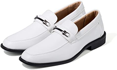 נעלי החלקה על שמלת גברים / נעליים מזדמנים מסוגננות רשמיות עם אבזם או עיצוב פסים / עסקים נוחים מדי יום ומוקסינים