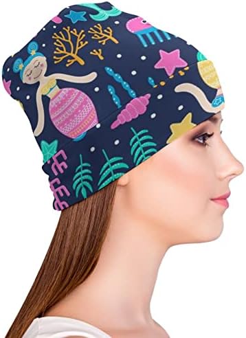 באיקוטואן חמוד בת ים בנות הדפסת כפת כובעי גברים נשים עם עיצובים גולגולת כובע