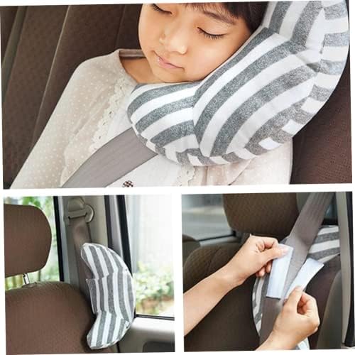 כרית חגורת בטיחות של Nirelief כרית נסיעות לרכב לילדים לתמיכה בצוואר ראש משענת ראש רכה לכרית שינה