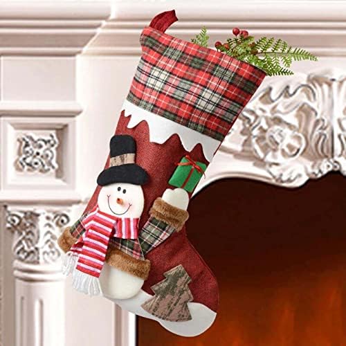 גרבי מתנות ממתקים גרבי אח מותאם אישית לקישוטים לקישוטים לבית חג המולד ואביזר מסיבות לילדים עונת החג המשפחתית