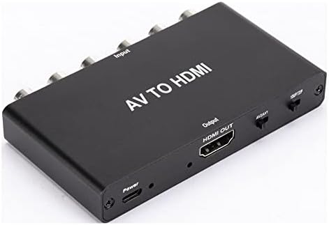 Gofidin AV Switcher RCA AV ל- HDMI Converter Audapter Mini Composite CVB
