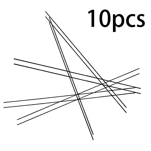 1.5 ממ סיבי פחמן מוט עבור מטוס מט מוט אורך 400 ממ 15.7 אינץ 10 יחידות,