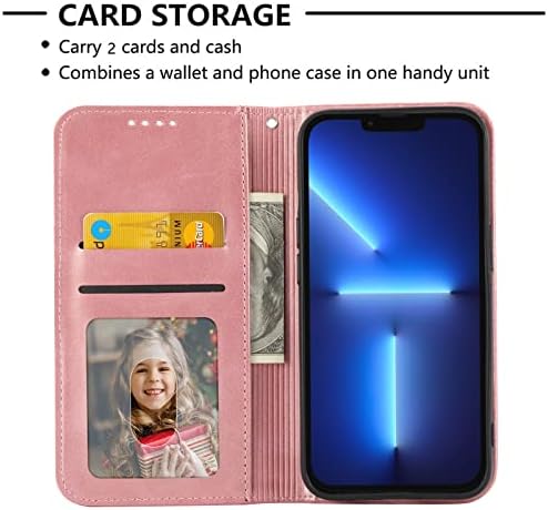 כיסוי טלפון אחורי תואם ל- Xiaomi Redmi A1 4G ארנק עם מחזיק כרטיסי אשראי, כיסוי מגן גוף מלא מארז עור