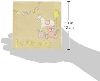 ג ' ינג ' ר ריי 1 מסיבת נייר מפיות רוק ביי תינוק ראשון יום הולדת, 16 חבילה