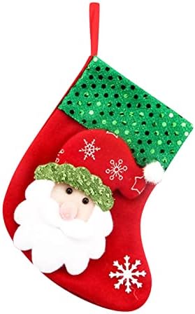גרבי ממתקים שקית חג מולד לחג המולד הקטנה תיקים בוטיק גרביים לקישוט מתנה קישוט קישוט מלאכת כדורי עץ זרי