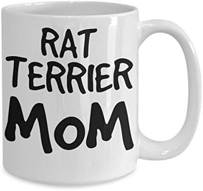 ספל אימא טרייר עכברוש - כוס קפה של תה קרמיקה של 11oz - מושלם לנסיעות ומתנות