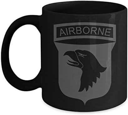 ספל קפה מוטס 101-ספל קפה אפור של צבא ארצות הברית-שני הצדדים