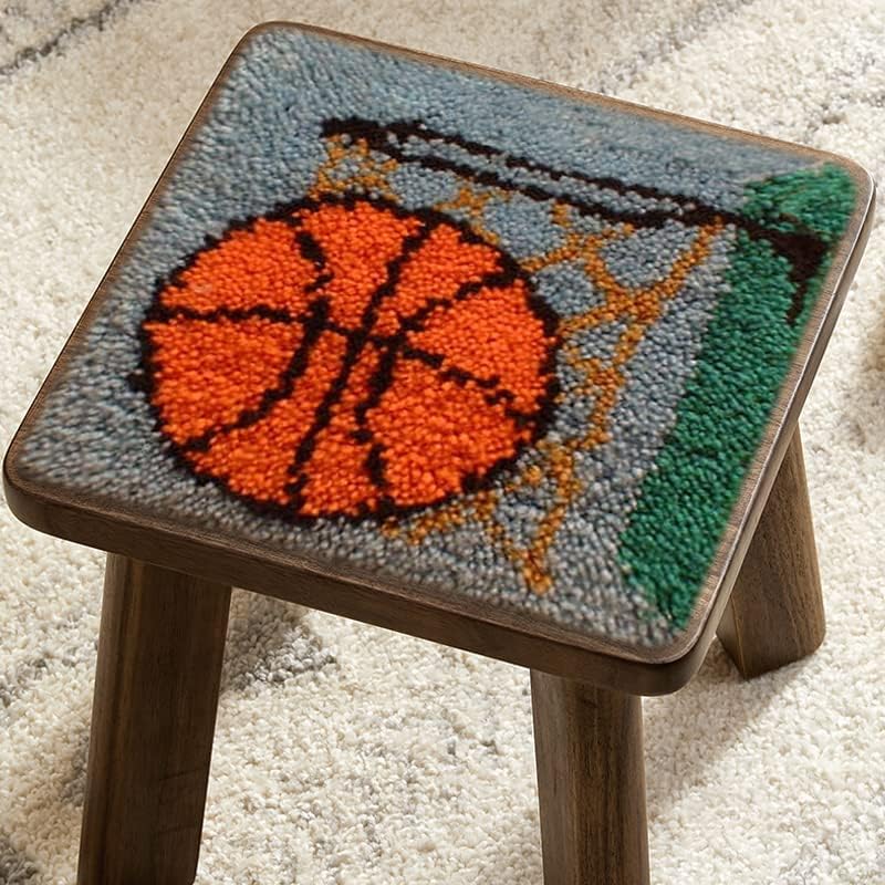 כדורסל ומסגרת ערכות וו תפס שטיח עשה זאת בעצמך בעבודת יד סרוגה חוט רקמת רקמה וו ותפס ערכת מודפס בד שטיח