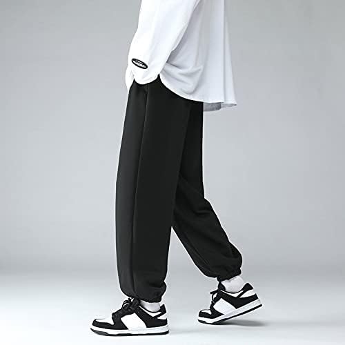 מכנסיים רחבים של דיאגו לגברים אופנה ספורטיבית מכנסיים מזדמנים מותניים אלסטיים המותניים המותניים המותניים