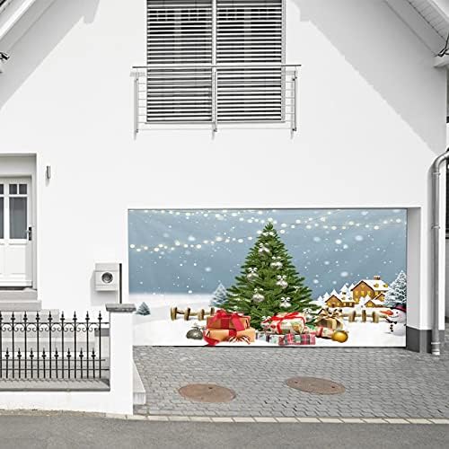 חג המולד חיצוני דלתות חיצוניות שטיח שטיחים בקשטוש חופשה קישוט רקע רקע תואם בד תלויה באירוע מרובה גודל סרטי כף