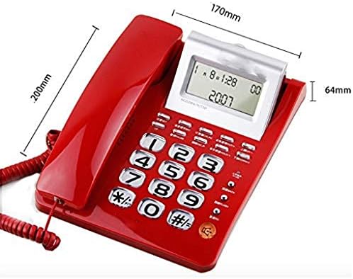 טלפון חוט SJYDQ - טלפונים - טלפון חידוש רטרו - טלפון מזהה מיני מתקשר, טלפון טלפון קבוע טלפון קבוע