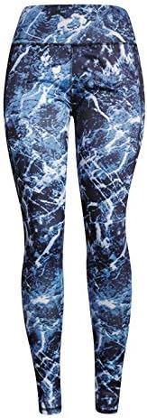 מכנסי יוגה של מיאשוי לנשים אימון חבילות מותניים גבוהות בהדפסת חותלות אתלטיות מכנסי יוגה פלוס גודל לנשים