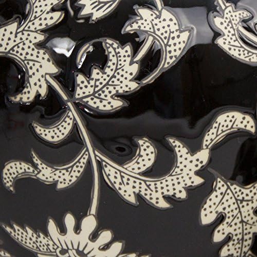 אנדרטאות OneWorld של Lotus Ceramic Cermation Urn - שחור