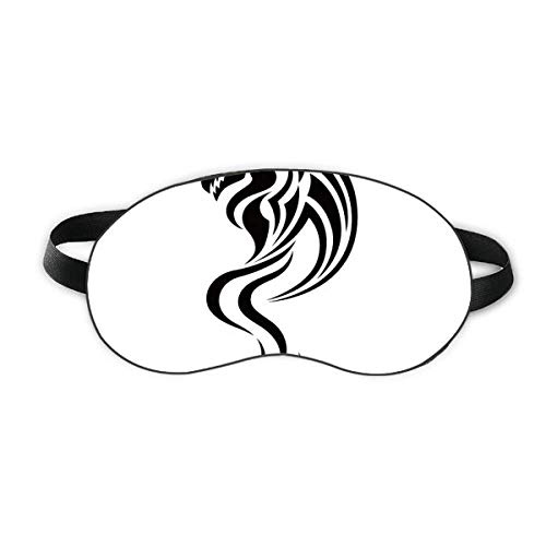 דרקון Art Art Art מתאר מגן שינה מגן עיניים רך לילה כיסוי גוון כיסוי עיניים