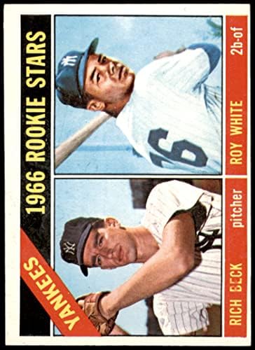 1966 Topps 234 ינקי טירונים רוי ווייט/עשיר בק ניו יורק ינקי vg Yankees