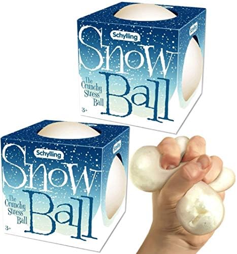 שולינג כדור שלג פריך, קשקש, סחוט וממתח כדורי מתח צרור מתנה - 2 חבילה