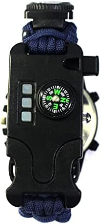 שעון צבאי שעון יד צבאי שעון יד עמיד למים LED קוורץ שעון חיצוני שעון מדחום מצפן שעון חירום שעון חירום