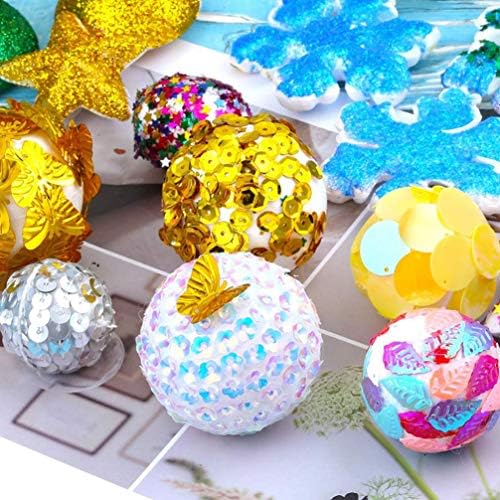 קישוטי חג המולד של סויסס כדורים כדורי קצף לבנים מלאכות DIY בסיס פרחים בסיס קצף בסיס לילדים מלאכת אמנות מכינים