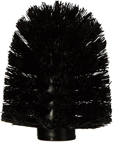 ראש מברשת החלפת אקסנטיה, פלסטיק, שחור, בערך. קוטר 8 סמ x גובה 9.5 סמ