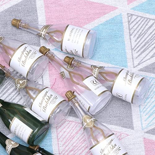 עיצוב חג המולד של גאדפיפארטי 10 יחידים מיני בקבוק שמפניה בועות חתונה קטנות