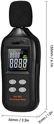 WSSBK דיגיטלי רמת צליל מד LCD 35-135DB נפח רעש מדידת מכשיר מדידת מכשיר דציבלים בודק עם מצב החזקה