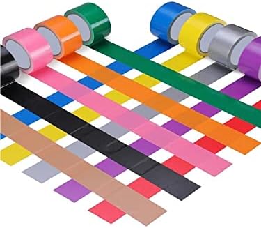 אומן ביטחון רב -צבעוני DIY קישוט צבע הבד קלטת דלקת דביק קלטת שטיח קלטות אטומות למים קלטות צמיגות גבוהה