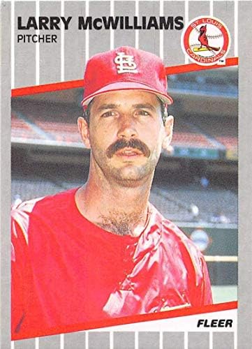 1989 Fleer 458 לארי מקוויליאמס NM-MT St. Louis Cardinals Baseball MLB
