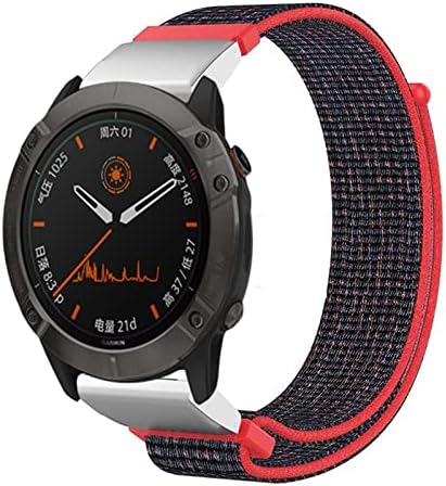 שחרור מהיר של SVAPO רצועת ניילון Watchband עבור Garmin Fenix ​​7x 7 6x 6 Pro fenix 5x 5 3 3hr