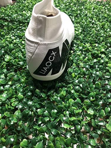 מגפי כדורגל לגברים של Liaocx נעליים TF/AG Sneaker Sneaker מגפי כדורגל סולרים גרב גבוהה לחיצוניות/מקורה/תחרות/אימונים