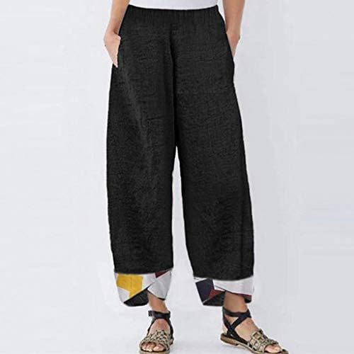 מכנסי רגל רחבים ZDFER לנשים מכנסיים המותניים המותניים המותניים המותניים המותניים מכנסיים פלאצו