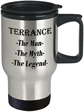 Terrance - האיש המיתוס המתנה לספל קפה מדהים של האגדה - ספל נסיעות 14oz