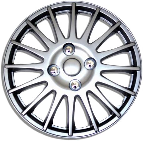 TuningPros WC1P-16-611-S-חבילה של 1 HubCap-סגנון 16 אינץ