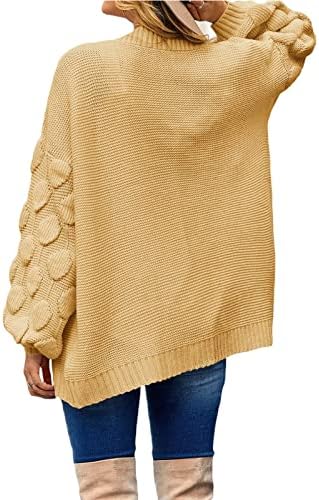 נשים של חזית פתוחה קרדיגן ארוך שרוול לסרוג סתיו חורף סוודר מעיל עם כיס קל משקל מוצק סוודר