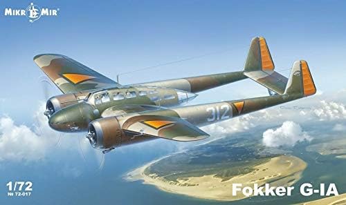 Mikro Mir 72-017 - 1/72 - Fokker G.1a סולם ערכת דגם פלסטיק מטוסים