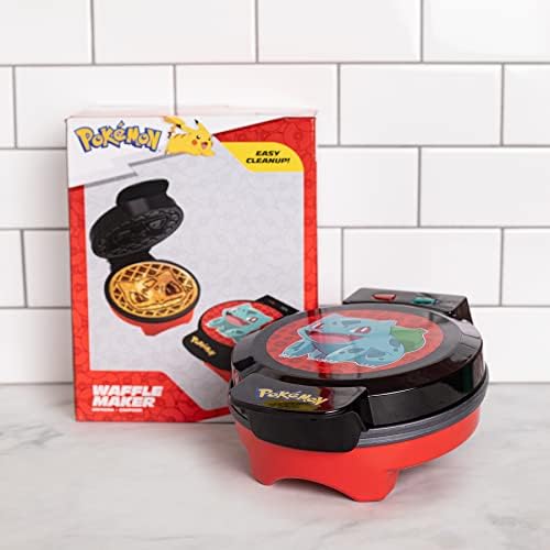 מותגים Uncanny Pokémon Bulbasaur Maker Waffle - הכינו וופלים של Bunty Bulbasaur - מכשיר מטבח