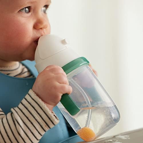 משוקלל קש אימון כוס / תינוקות + פעוטות 6 חודשים + / משלוח ללא לשפוך נשלף ידיות / תינוקות שתייה עצמי האכלת פיתוח