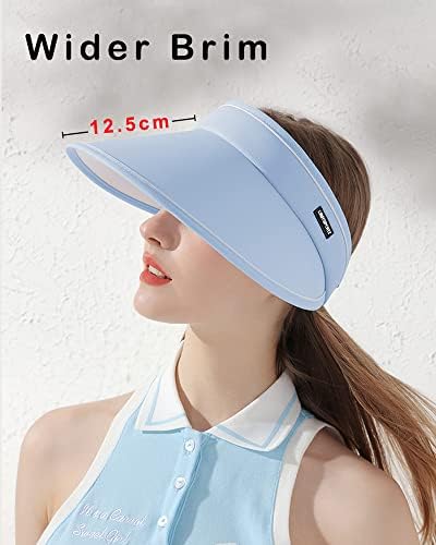 הגנת UV של נשים קמסטיות עמידות לרוח רחבה כובע מגן השמש