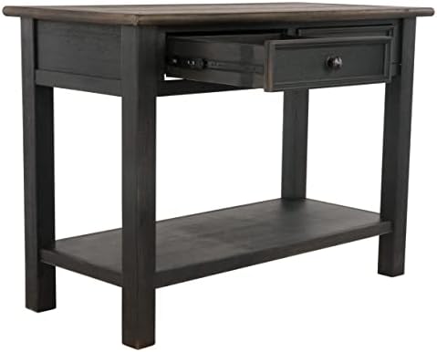 עיצוב חתימה על ידי אשלי טיילר קריק מודרני בית חווה ספה שולחן, חום & מגבר; שחור