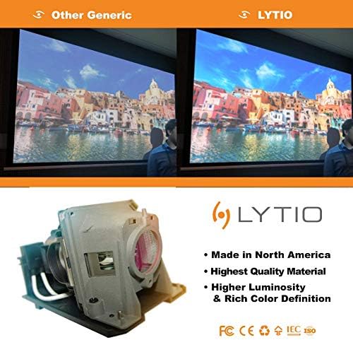 כלכלת Lytio עבור מיצובישי VLT-XD205LP מנורת מקרן עם דיור VLT XD205LP