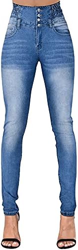 מכנסי יוגה 3xl לנשים פלוס גודל קלאסי קלאסי קלאסי רזה ומותניים גבוהות כלים ישר אורך קרסול אורך ג'ינס פלוס