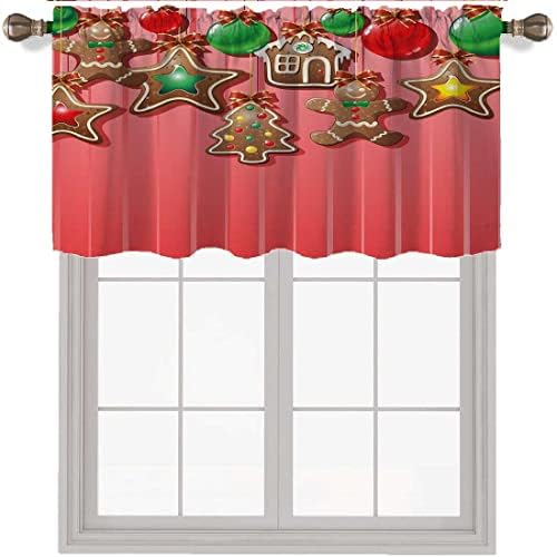 לוחות זנגוויל פנלים לוחות חלונות, עוגיות חג מולד וחג המולד עם קשת עם קשת עיצוב לילדים, חלונות/חדר אמבטיה/סלון/פרטיות