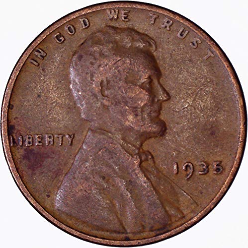 1935 Lincoln Weat Cent 1c בסדר מאוד