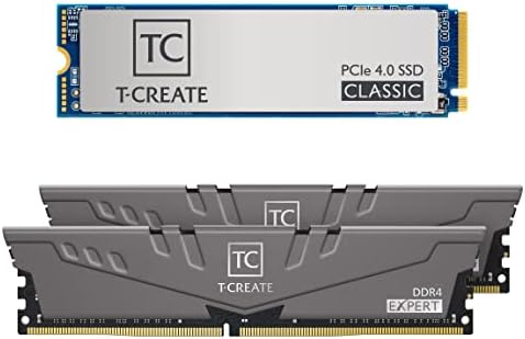 קבוצת צוות T-Create Create מומחה Overclocking 10L DDR4 16GB 3200MHz C16 זיכרון שולחן עבודה TTCED416G3200HC16FDC01