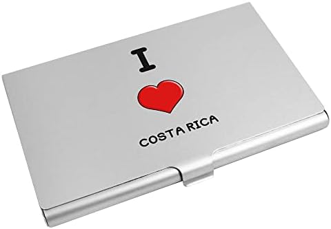 אזידה 'אני אוהב קוסטה ריקה' בעל כרטיס ביקור/ארנק כרטיס אשראי (עברית)