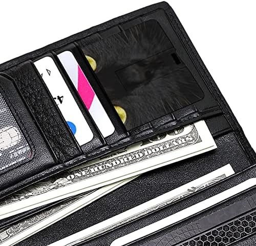 כרטיס אשראי שחור צהוב-עיניים כרטיס אשראי USB כונני פלאש ניידים זיכרון נייד כונן אחסון מפתח 64 גרם