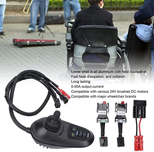 24 וולט כיסא גלגלים ג 'ויסטיק בקר חשמלי ניידות כסאות גלגלים אבזר חשמלי גלגל כיסא ג' ויסטיק בקר החלפת