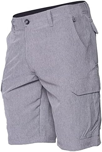 מכנסי מטען היברידיים מגברים חזותיים מגברים מגברים לגברים מהירה מתיחה יבש קמופלאוג קצר