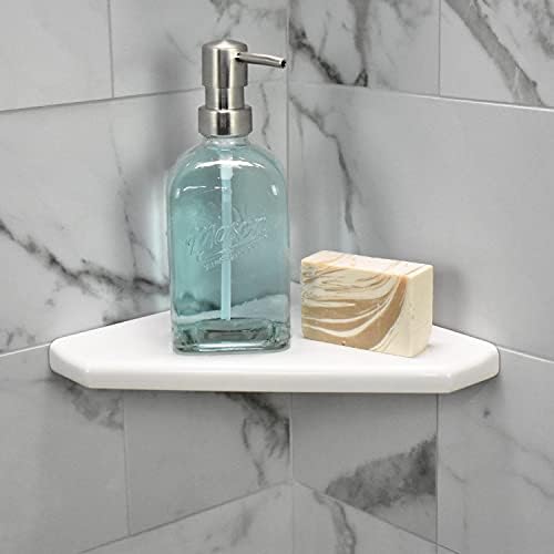 Questech Décor 8 אינץ 'מדף מקלחת פינתית ומקלחת סבון מקלחת בגודל 5 אינץ