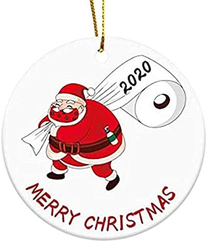 סנטה קישוט מותאם אישית 2020 קישוטים לחג חג המולד 6 FT גרלנד לאח